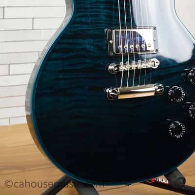 Gibson Custom Shop Les Paul Axcess Custom Figured with Stopbar Tailpiece - Peacock Widow image 3
