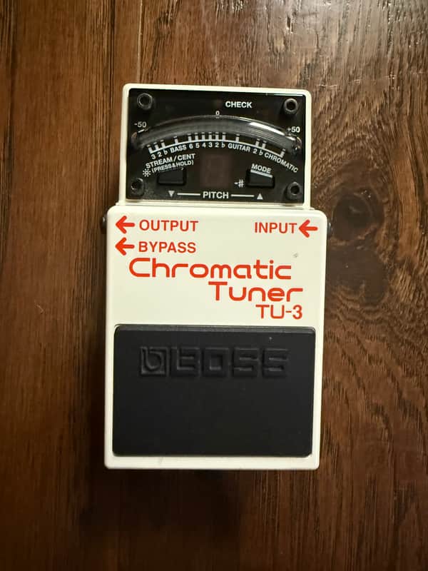 Boss TU-3 Chromatic Tuner - White Bild 1