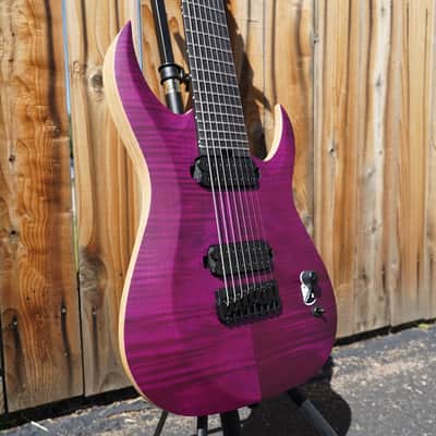 Schecter DIAMOND SERIES John Browne Tao-8 - Satin Trans Purple 8-String Electric Guitar image 6
