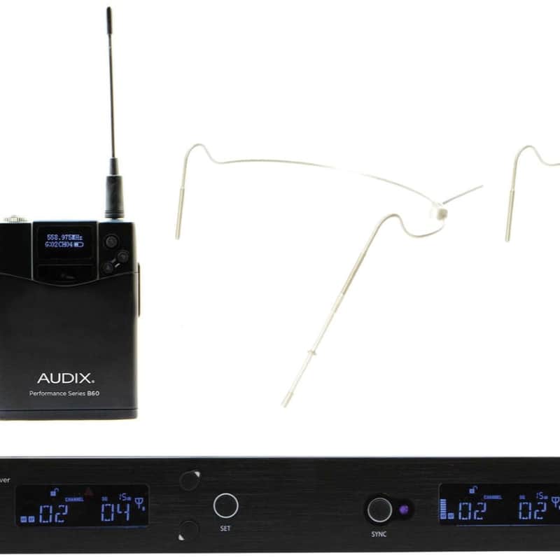 2010s Audix AP42 HT5 BG Dual Wireless Headset Microphone Syste…