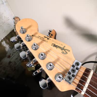 1987 MIJ Squier Ferrari Red Contemporary Stratocaster System 1 Electric Guitar image 19
