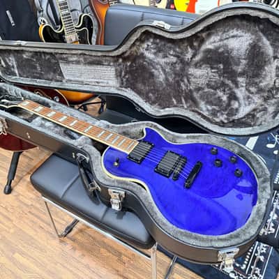 🔥2019🔥 Epiphone Les Paul Prophecy Custom Plus EX~ Midnight Sapphire~ EMG P’Ups image 2