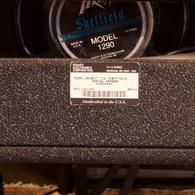 Used Peavey Bandit 112 "Teal Stripe" 1x12" Combo Guitar Amplifier image 6