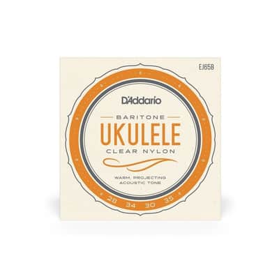 D'Addario Pro-Arte' Clear Nylon Baritone Ukulele Strings - EJ65B image 3