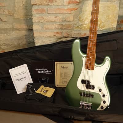 SADOWSKY MetroLine Hybrid PJ 21-4 Corde - Made in Germany - Sage Green Metallic Satin image 25