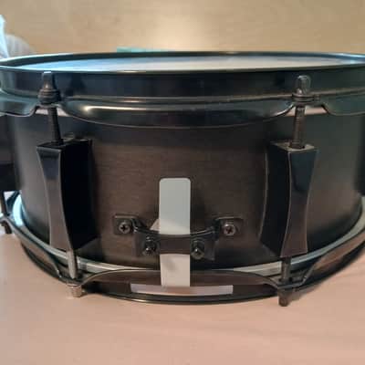 Pork Pie PP5X12JPB-ES Little Squealer 5x12" Maple Snare Drum 2004 - 2021 - Black Satin Stain with Black Hardware image 4