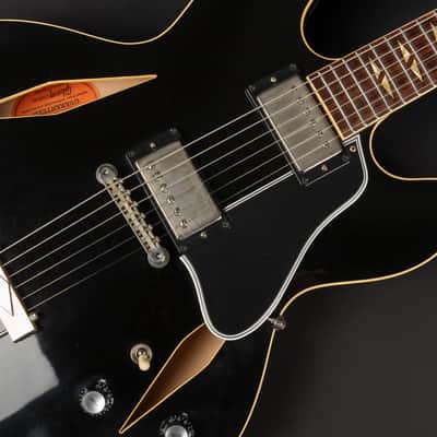 2021 Gibson Custom Shop '64 Trini Lopez Standard Reissue ES-335 - Ebony VOS | USA Semi-Hollow Vintage Diamond F Holes Firebird Headstock | CoA OHSC image 20