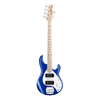 Sterling by Music Man StingRay 5 HH RAY5HH - Cobra Blue - Open Box image 2