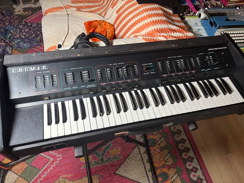 Crumar Orchestrator Synth 1980s - Black image 1