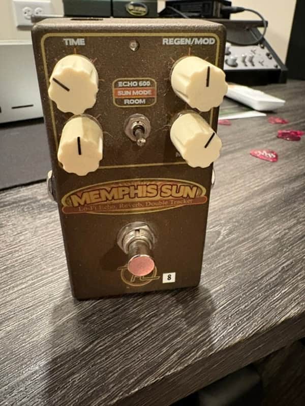Keeley Memphis Sun Lo-Fi Reverb, Echo and Double Tracker 2015 - Present - Brown image 1