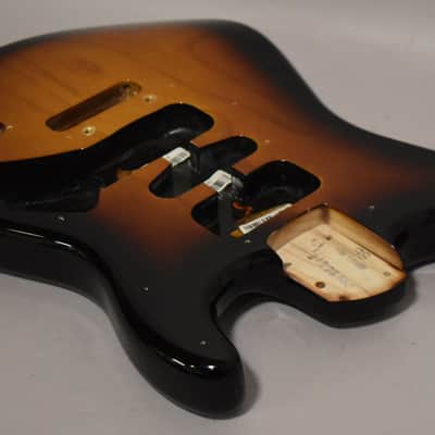 2021 Fender American Ultra Stratocaster Body 2-Tone Sunburst image 6