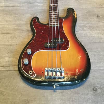 Fender Precision Bass  1969 3 Tone Sunburst LEFTY! image 4