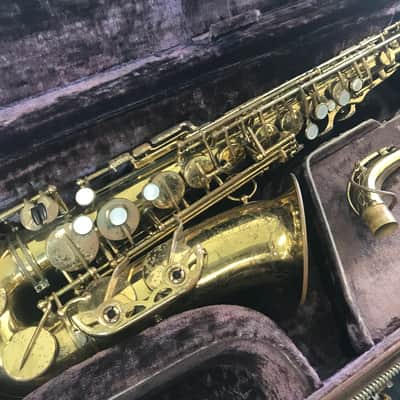 Selmer Super Balanced Action Professional Alto Saxophone 1952 - Lacquer image 1