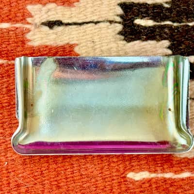 Vintage Fender Stratocaster Guitar Chrome Bridge Cover Circa 1960's 1970's image 4