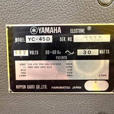 Yamaha YC-45D Combo Organ 1972-1977 image 2