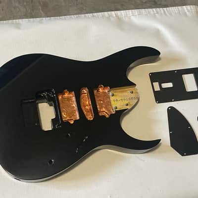 2008 Japan Ibanez RG2570z Prestige Refinished Black Guitar Body Edge Zero ZPS3 Ready image 1