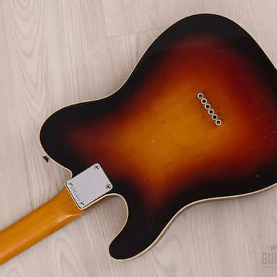 1983 Fender Telecaster Custom ‘62 Vintage Reissue TL62B-70 Sunburst A-Serial, Japan MIJ Fujigen telecaster custom 1983 - vintage sunburst image 7