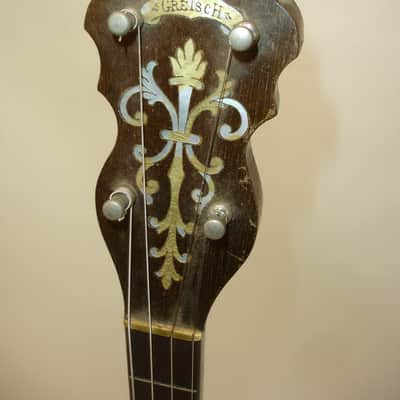 Vintage 30's Gretsch Model A Tenor Banjo w/ Case image 9