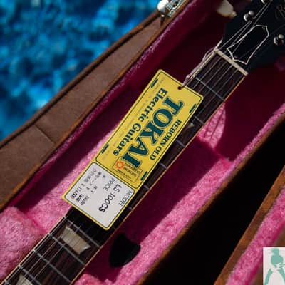 1980 Tokai Reborn Old LS-100 - '58 Cherry Sunburst Les Paul Clone - w Original "Lifton Cali Girl" Hardshell Case - Pro Set Up w Perfect Frets image 22