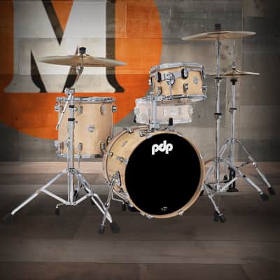 PDP Concept Maple Series 3-Piece Bop Shell Pack - Natural Lacquer image 1