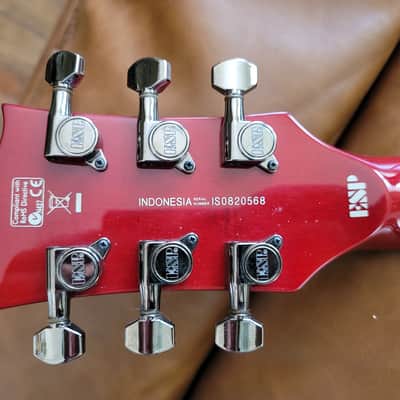 2008 ESP LTD EC-100QM Electric Guitar – See-Thru Black Cherry Quilt Top image 22