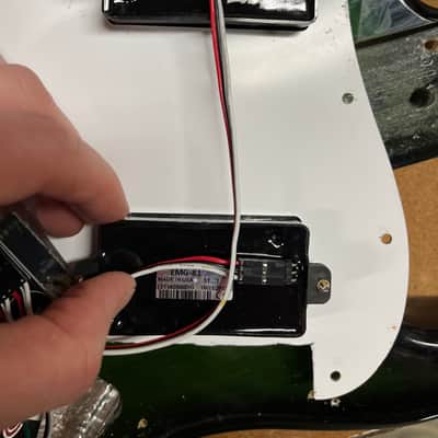 Fender Partscaster - EMG Kirk Hammett Fender Neck Hipshot locking tuners image 5