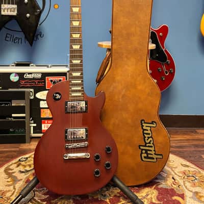 USED Gibson Les Paul LPJ Satin Cherry 2013 Electric Guitar w/OHSC image 11