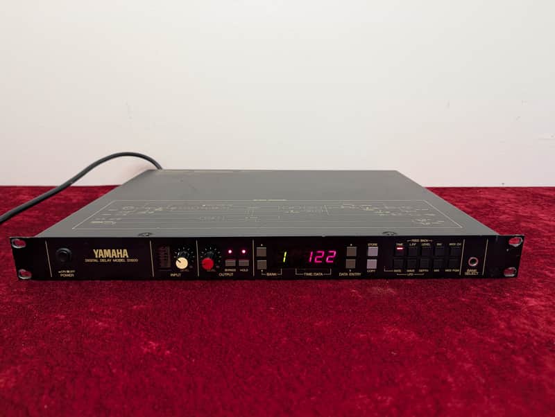 Yamaha D1500 Vintage 1980s Digital Delay / Modulation Rackmount Unit – Made in Japan image 1