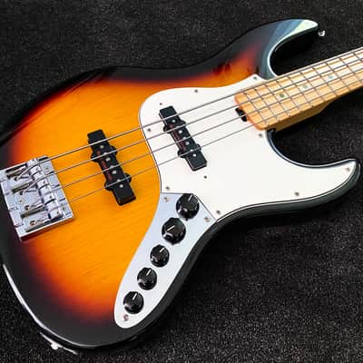 ESP Amaze-ALR 3-Tone Sunburst Jazz Bass - Sado Custom Shop - EXCELLENT condition + ESP gig bag image 5