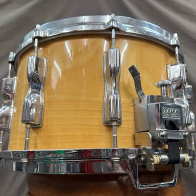 Tama AW458 Superstar Mastercraft Artwood Birch 8x14" Snare Drum with Roller-Action Strainer 1981 - 1986 - Super Maple image 4