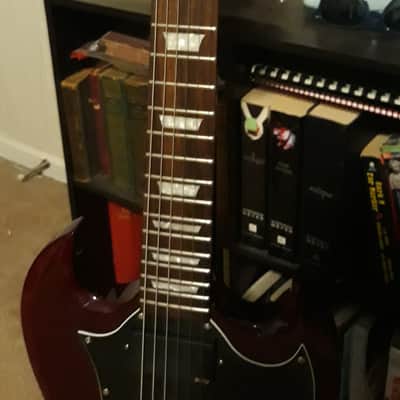 Epiphone SG Standard Dark Cherry 2006 Limited Edition / Custom shop / with EMG active pickups with hard case image 6