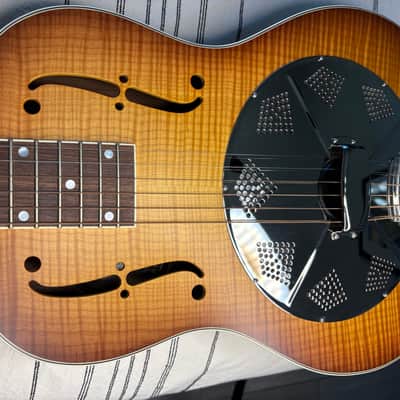National Resophonic Estralita Deluxe Resonator Guitar image 3
