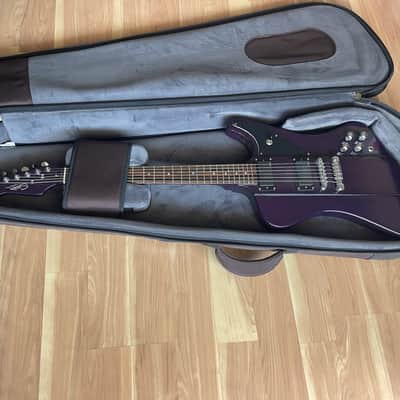 Spider Hardrock Series Electric Guitar Purple Sparkle Dual Humbuckers w/ Hard Case image 5