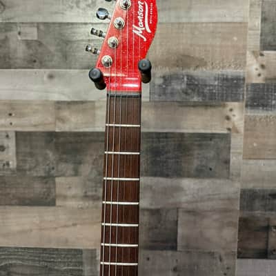 Cort Manson MBM-2 Matt Bellamy  Electric Guitar w/ Sustainiac - Red Sparkle image 6