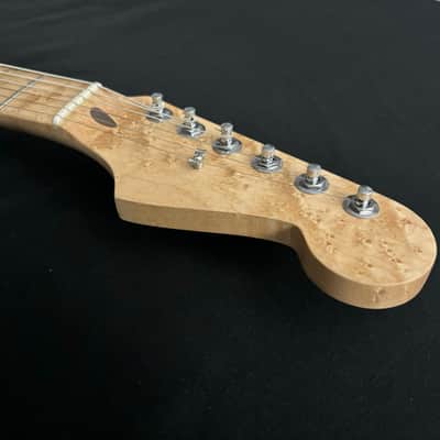 Musikraft Neck - Flame LLC Strat Maple Roasted Custom Build Strat