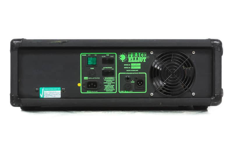 Trace Elliot AH250 250-Watt Bass Head with UV Blacklight 1986 UK