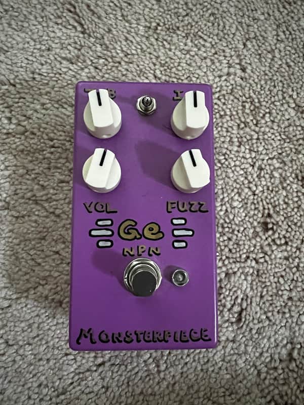 Monsterpiece Ge NPN Fuzz (Fuzzface/Tonebender Mk1.5) 2020s - Blue image 1