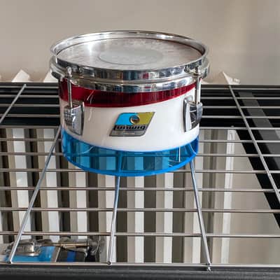 Ludwig Vistalite Octaplus 1976 Pattern D Red, White, and Blue image 17