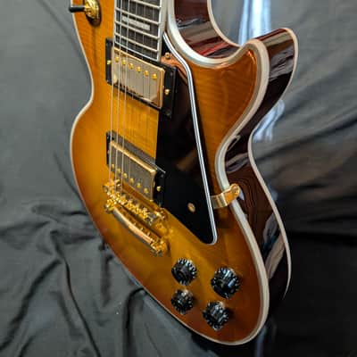 Epiphone Les Paul Custom Figured - Ice Tea Burst image 9