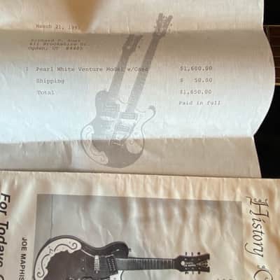 Mosrite Ventures 1991 - Hand Signed by Semie! image 11