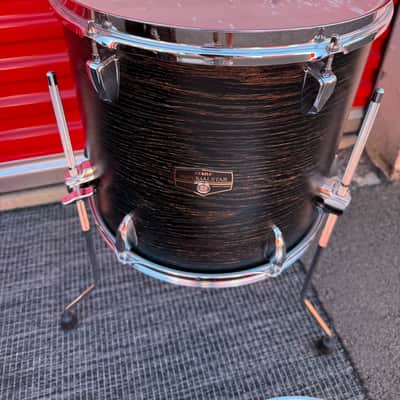 Tama Imperialstar 5-Piece Drum Shell Pack Black/Brown Woodgrain Wrap Finish 22/16/14/12/10 image 9