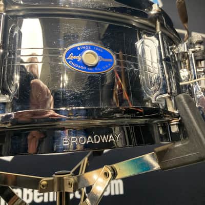 Leedy - 5x14" No. 391 Shelley Manne, Broadway Snare Drum 1963–1966 - Chrome over Brass image 5