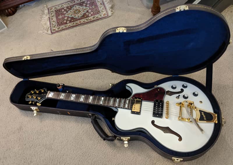 Minty * Samick - Greg Bennet RL4 Royale Limited Edition - White