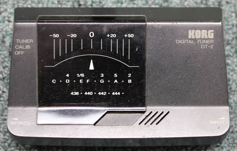 Vintage Korg DT-2 Digital Guitar Tuner w/Box image 1