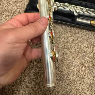 Gemeinhardt KG Special Solid Silver Flute, Open-Hole, B-Foot, Gold Lip, Case image 6