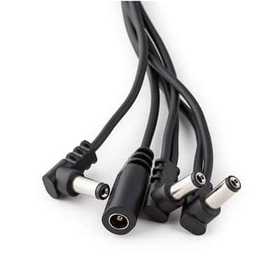 RockBoard Flat Daisy Chain Cable 6 Outputs Angled image 3