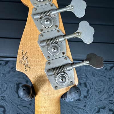 Fender Custom Shop '59 Precision Bass Guitar (2004)- Relic Blonde w/Hardcase (Pre-Owned) image 6