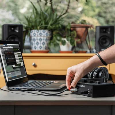 M-Audio MTRACK-SOLO Interface audio 2 canaux, 1 entrée combo + 1 instrument image 7