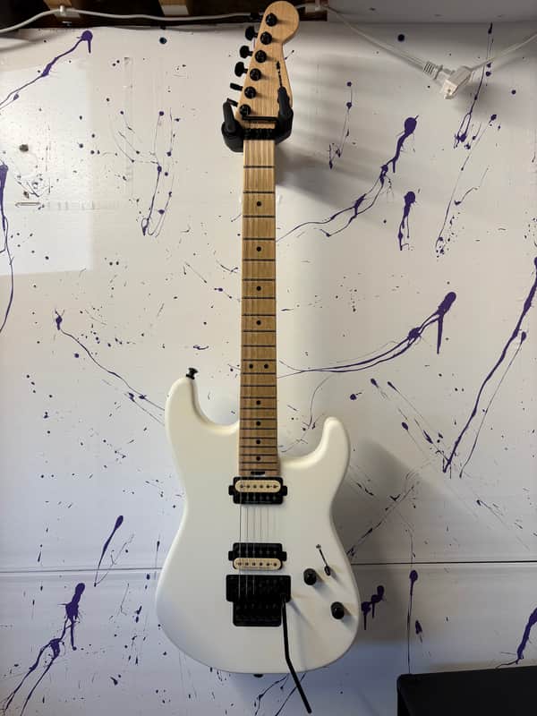 Charvel Pro-Mod San Dimas Style 1 HH FR Snow White-Upgrades! image 1