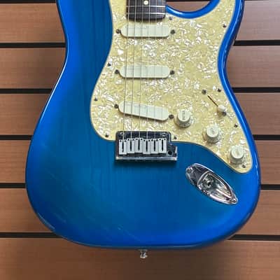 Fender Strat Plus Deluxe with Rosewood Fretboard in Blue Burst 1996 w/OHSC image 2